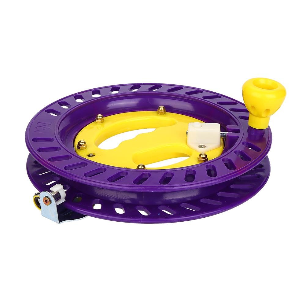 Enrouleur de Poignée Kite 22cm - Porte-Roues Professionnel en Plein Air - Durable en Plastique - Pour Pêche et Ligne de Cerf-Volant - Bobine Porte-Roue Enroulement Volant - Outil Accessoire