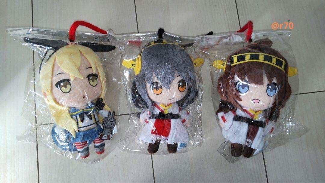 ★艦これ★　ぬいぐるみセット 3体 Amazon.co.jp: 艦これ ふぎゅット ぬいぐるみ 金剛&榛名&島風 3種