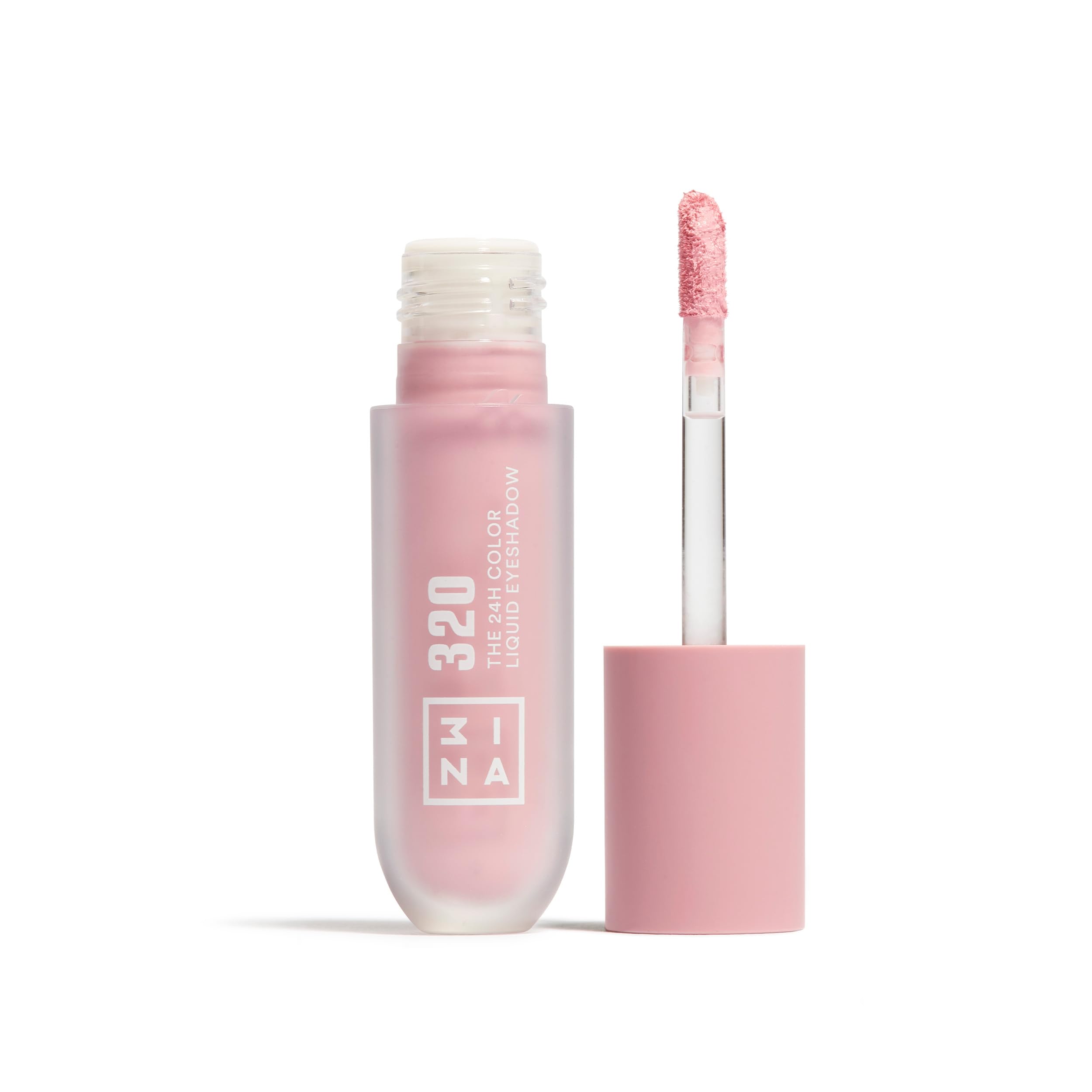 3INA MAKEUP - The 24H Color Liquid Eyeshadow 320 - Pastel pink Liquid Eyeshadow - 24H Long-Wearing Waterproof Formula