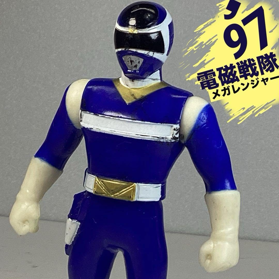 Amazon.co.jp: 1997 電磁戦隊 メガレンジャー メガブルー : Toys