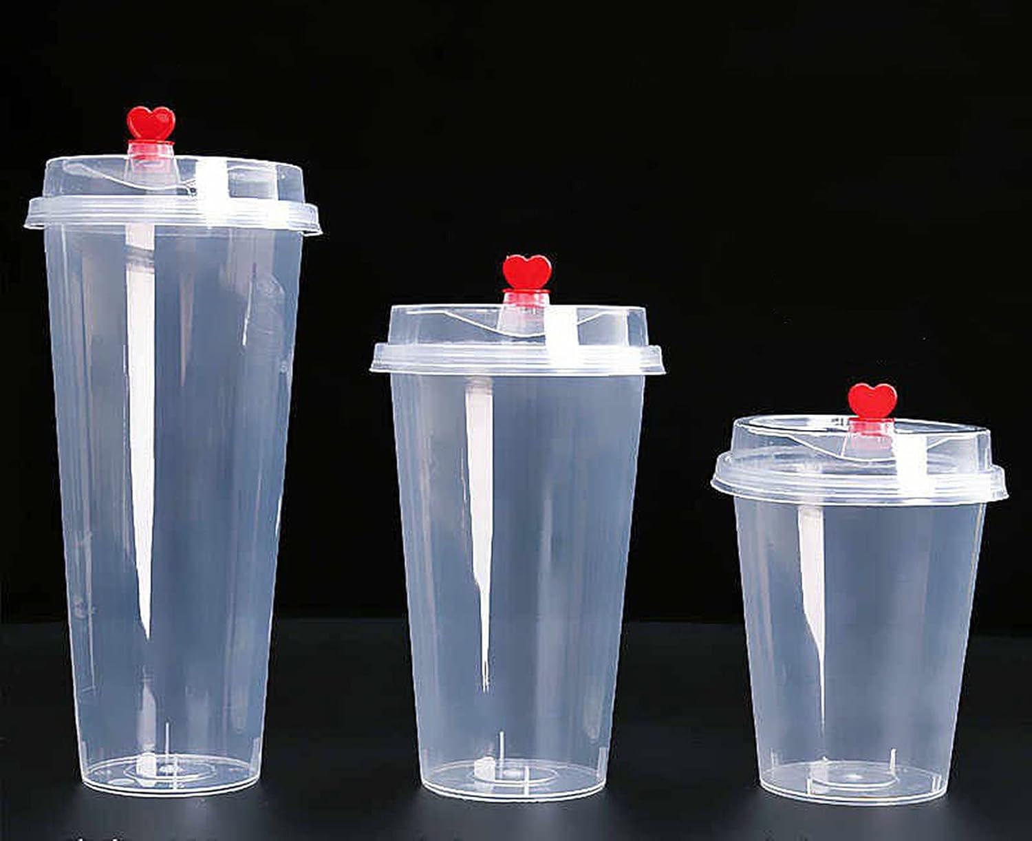 25Pcs Disposable 12 oz Translucent Plastic Cups with Philippines