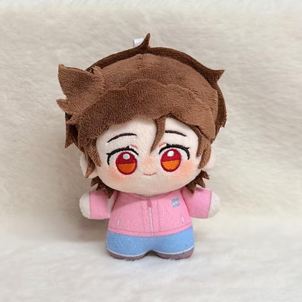 Hikaru Kamisaki/Inori Yuitsuka/Jun Yodaka Plüschfigur, niedlich, weich, gefüllt, 10 cm, Anime-Plüsch-Schlüsselanhänger, Schultaschen-Anhänger, Zubehör, 5 Stück