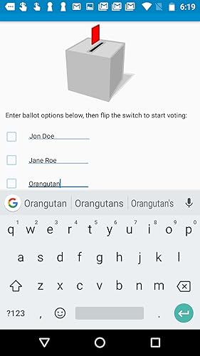 A Vote Between Friends