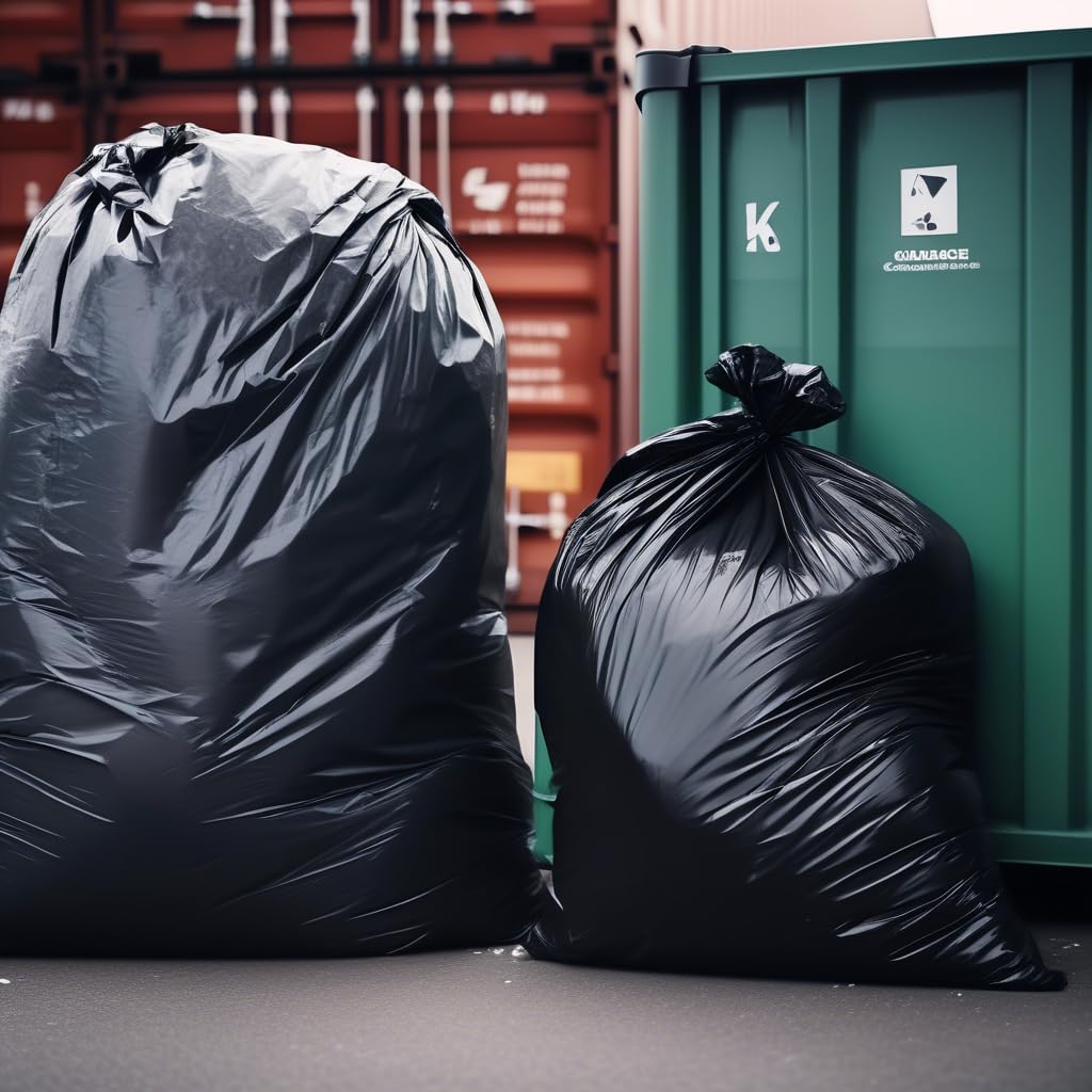 MSU Bolsa De Basura De Comunidad Color Negro, Con Capacidad De 120 Litros Para Cubo De Comunidad, Galga 85-300 Bolsas, 10 Unidades Por Rollo, Caja De 30 Rollos