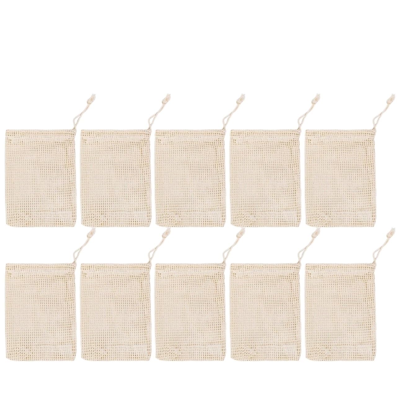Zhsoao Color 1 10/20Pcs Soap Foaming Net Bag Hangable Bags For Bath & Shower
