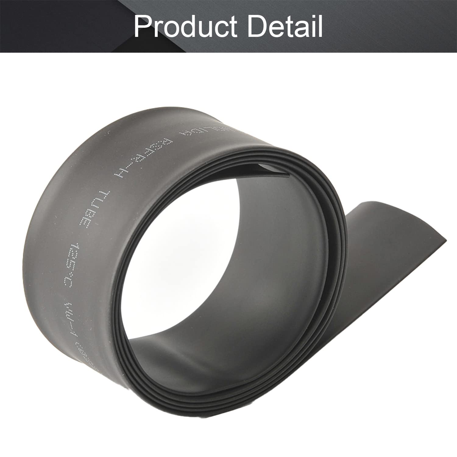 Othmro - Tubo termorestringente in polietilene, diametro 10 mm, diametro 2:1, termorestringente, 5 m, 1 pezzo