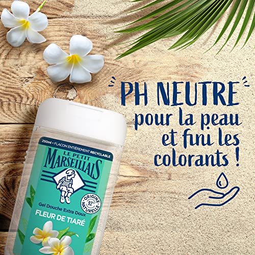 Gel Douche Fleur De Tiaré Hydratant Le Petit Marseillais Le Flacon De 250ml - vue 7