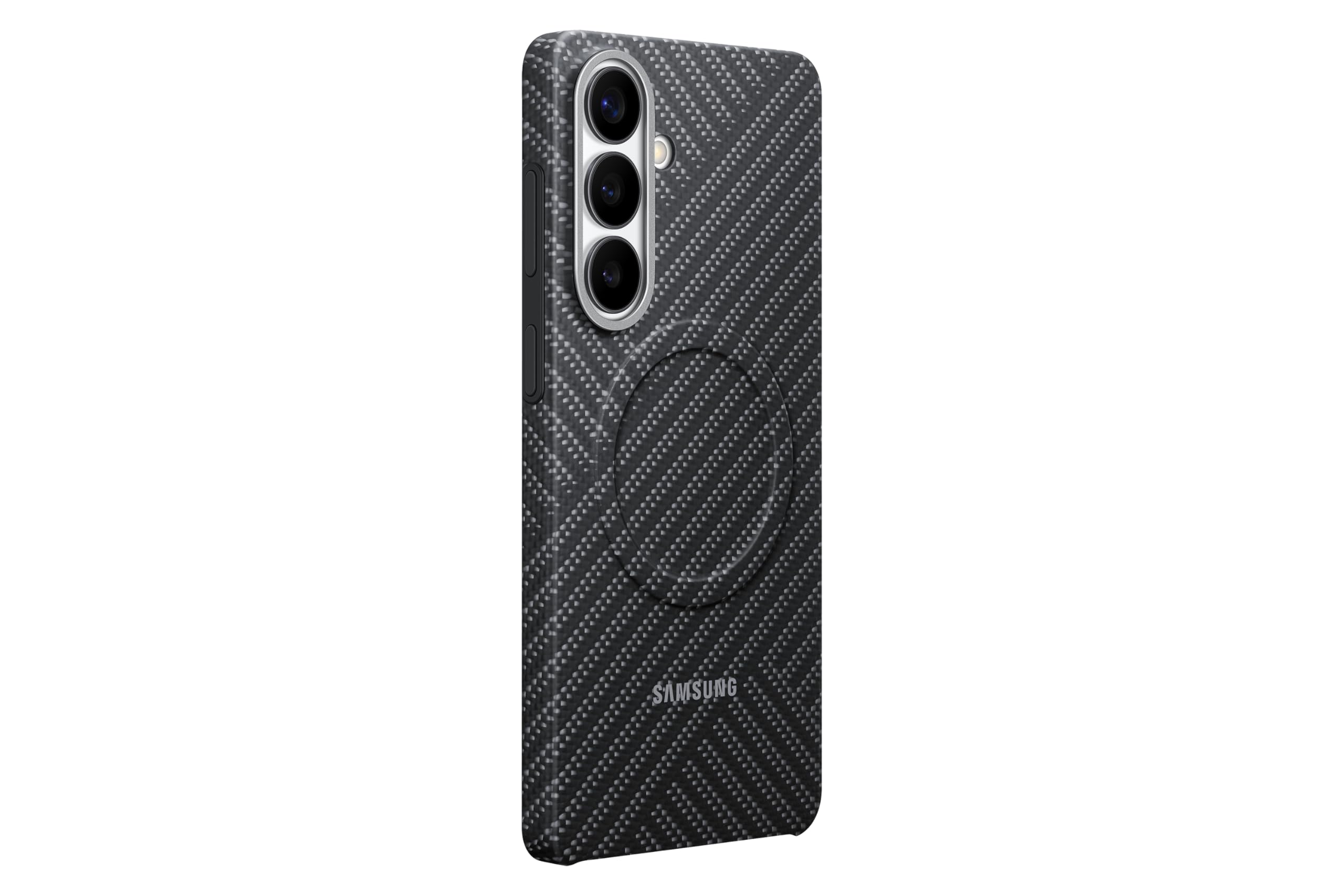 Samsung EF-KS947 etui na smartfon z włókna węglowego, etui na telefon komórkowy z pierścieniem magnetycznym do mocowania akcesoriów, etui ochronne, odporne na uderzenia, cienkie i poręczne, szare