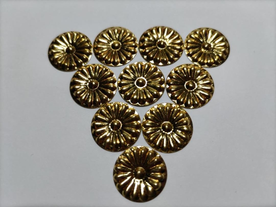 Amazon.co.jp: 特別!直径5分x20枚菊紋金具神輿、山車、神殿、真鍮金具