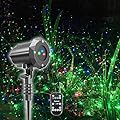 Poeland Christmas Laser Projector Lights Waterproof Outdoor Garden Decorative Lighting with Security Lock 3 Color Red Green Blue