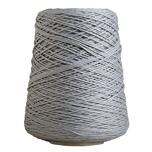 Image of Knit Picks Dishie Gray Worsted Weight 100% Cotton Yarn for Dishcloths | 400g cone of soft solid colored knitting yarn in Silver color for crocheting, machine washable.