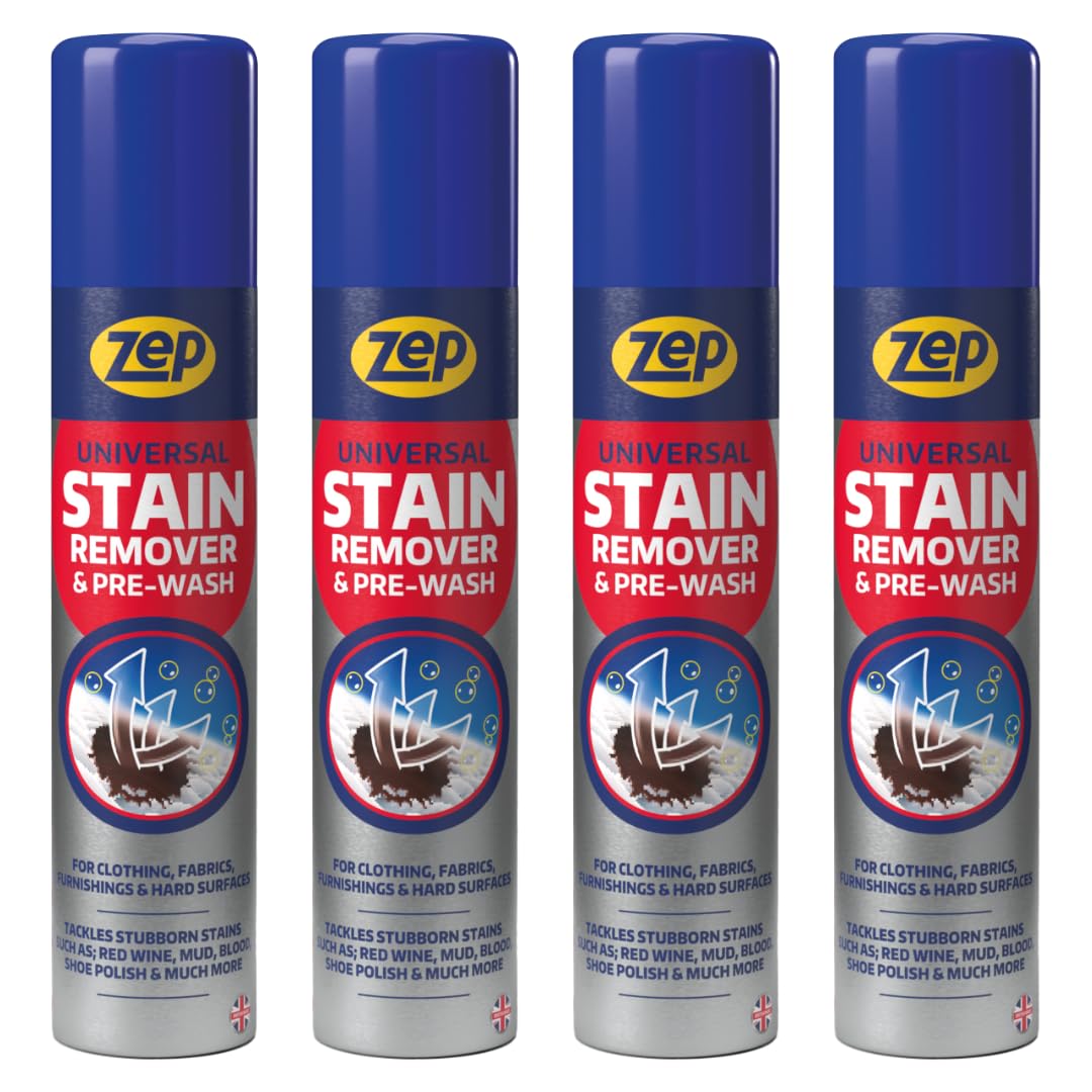 4 x De-Solv-it® Desolvit Stain Remover & Pre-Wash Spray 100ml for Clothing, Favrics, Furnishings and Hard Surface