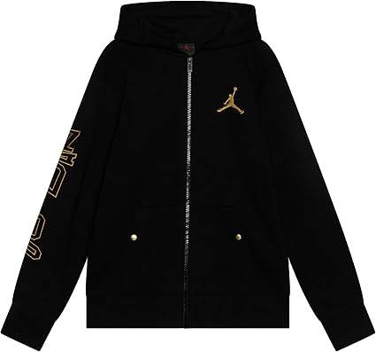 Jordan Felpa da Ragazzi con Cappuccio e Zip Take Flight Black And Gold Nera  Taglia S (128-137 CM) Codice 95C806-023 : Amazon.it: Moda