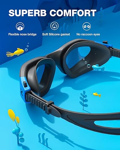 Miniatura 3 de ZIONOR G1MINI SE - Gafas de natación antivaho para niños de 6 a 14 años