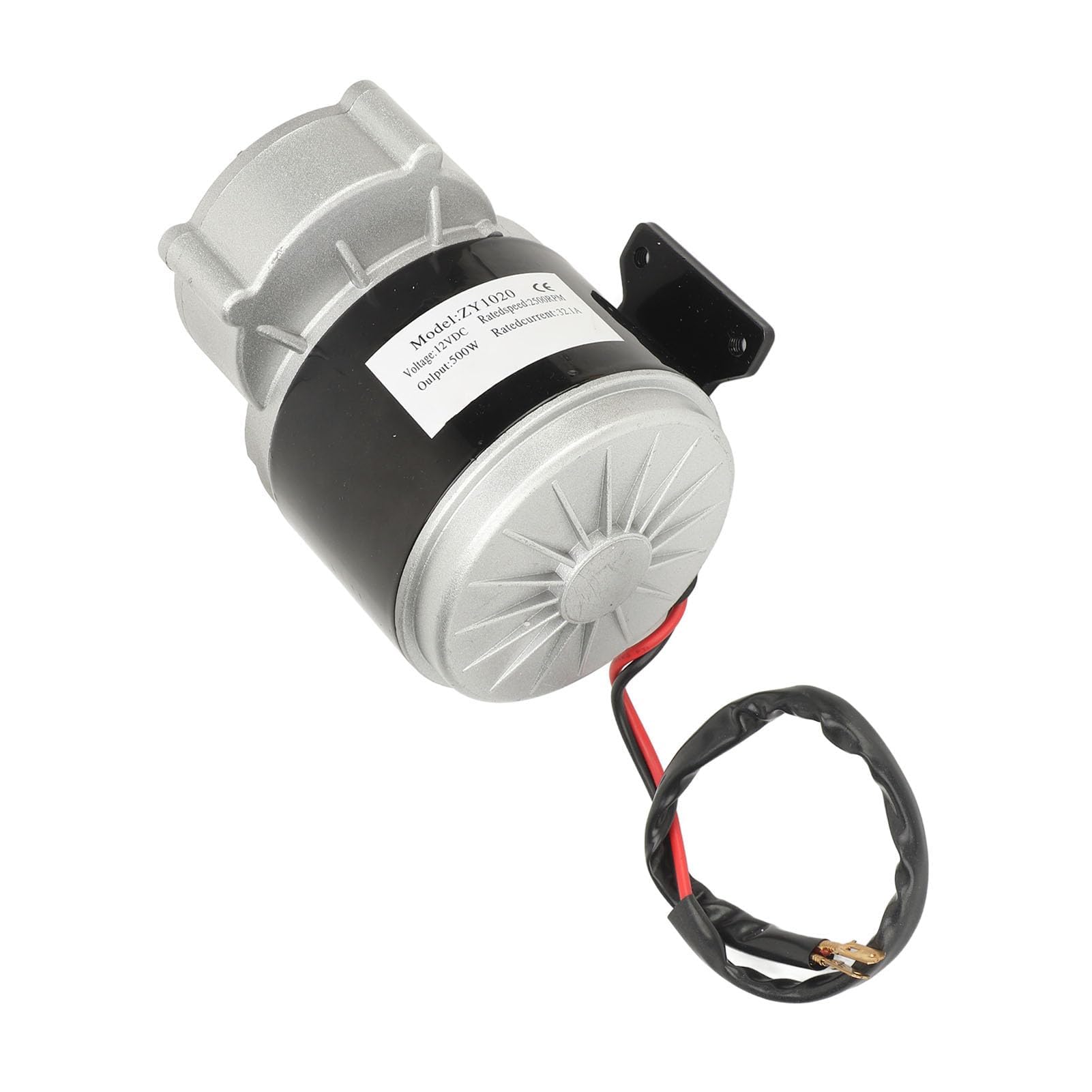 Silnik elektryczny, 12 V, 500 W, aluminium, 11-zębowy silnik redukcyjny do motocykli