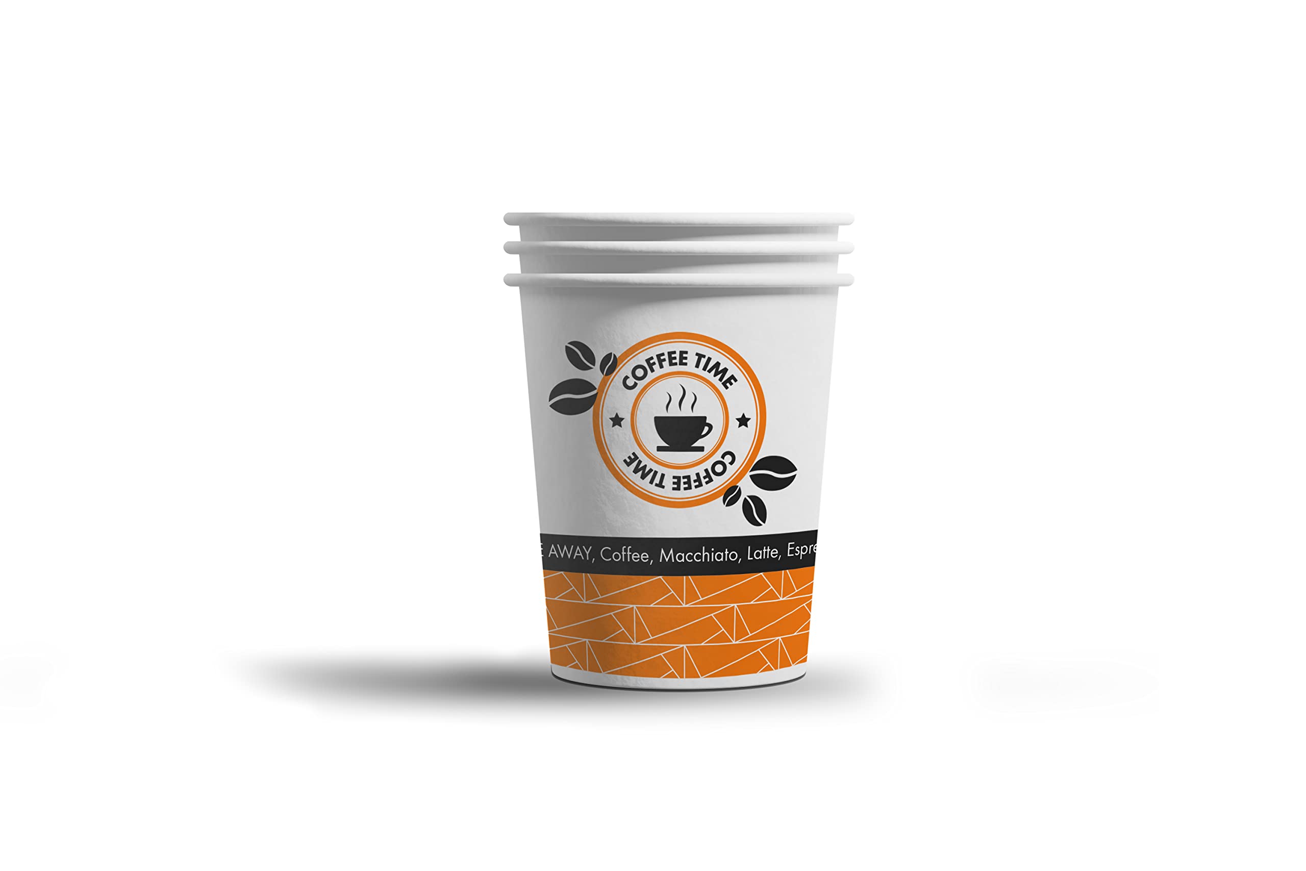 1000 Bicchieri di Carta 200 ml, Bicchieri Biodegradabili e Compostabili, Bicchierini per Caffè e Bevande Calde in Carta Monouso Senza Plastica (1000)