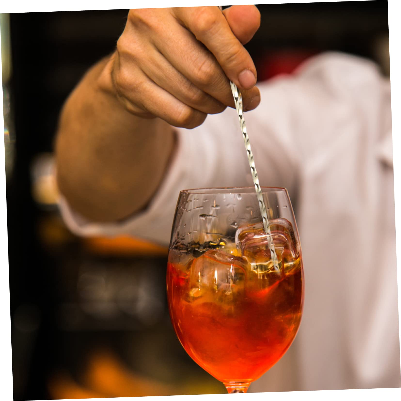 ABOOFAN 3 Pz Cucchiaio Da Bar Cocktail Acciaio Inossidabile Bevande Bicchiere