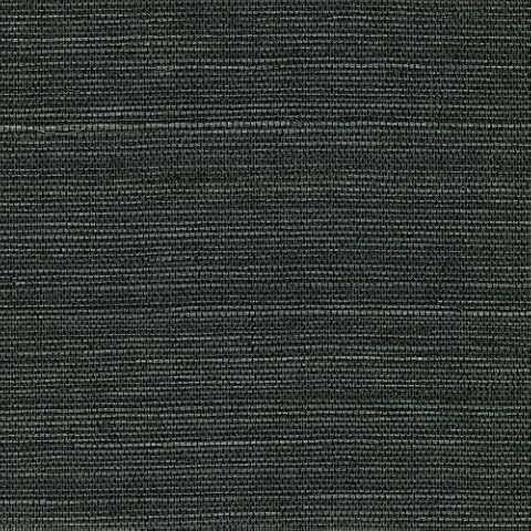 Kenneth James 2732-80075 Kowloon Sisal Grasscloth Wallpaper, Charcoal Cover