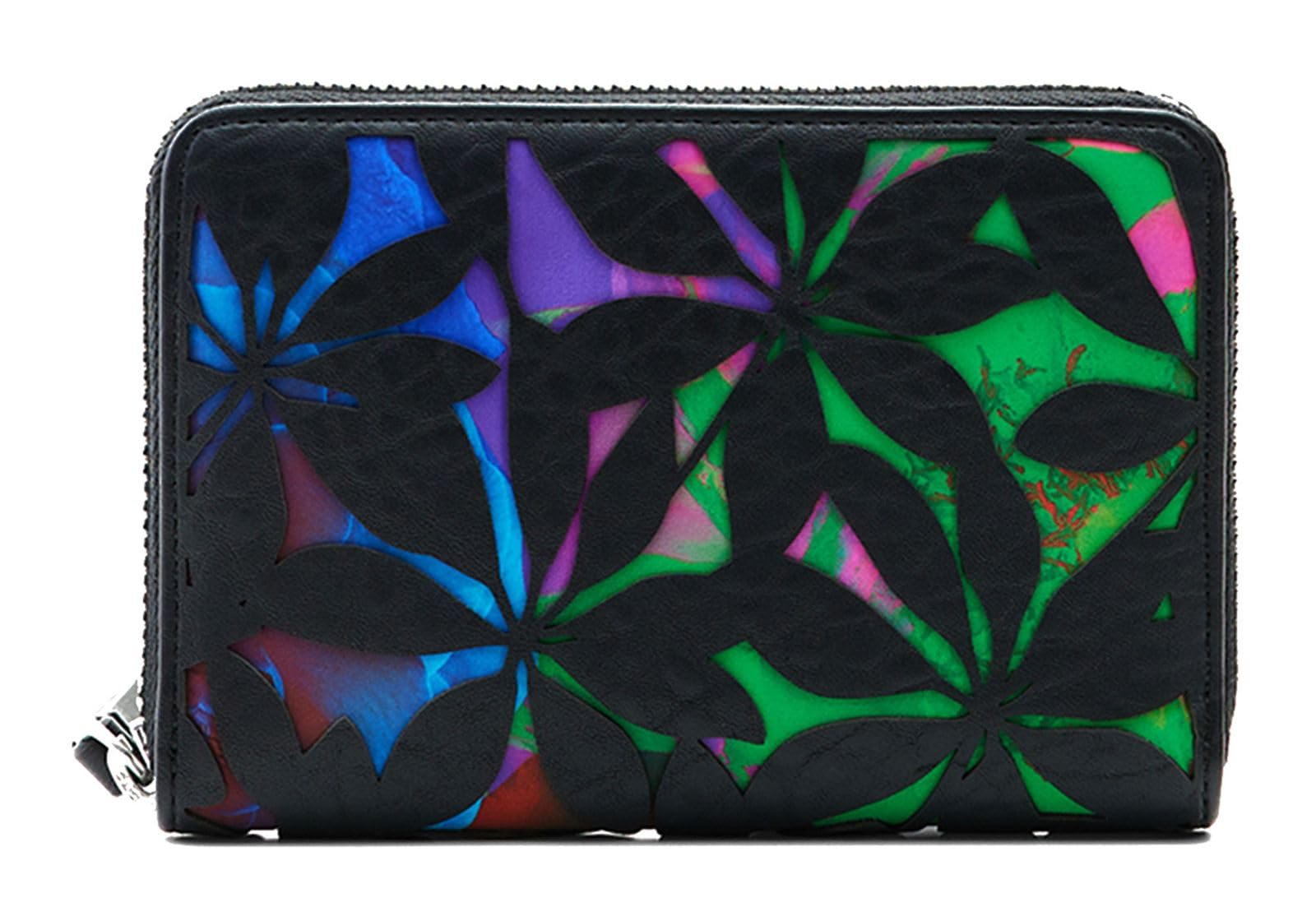Black Desigual Onyx Marisa Women's Patterned Wallet - Ladies