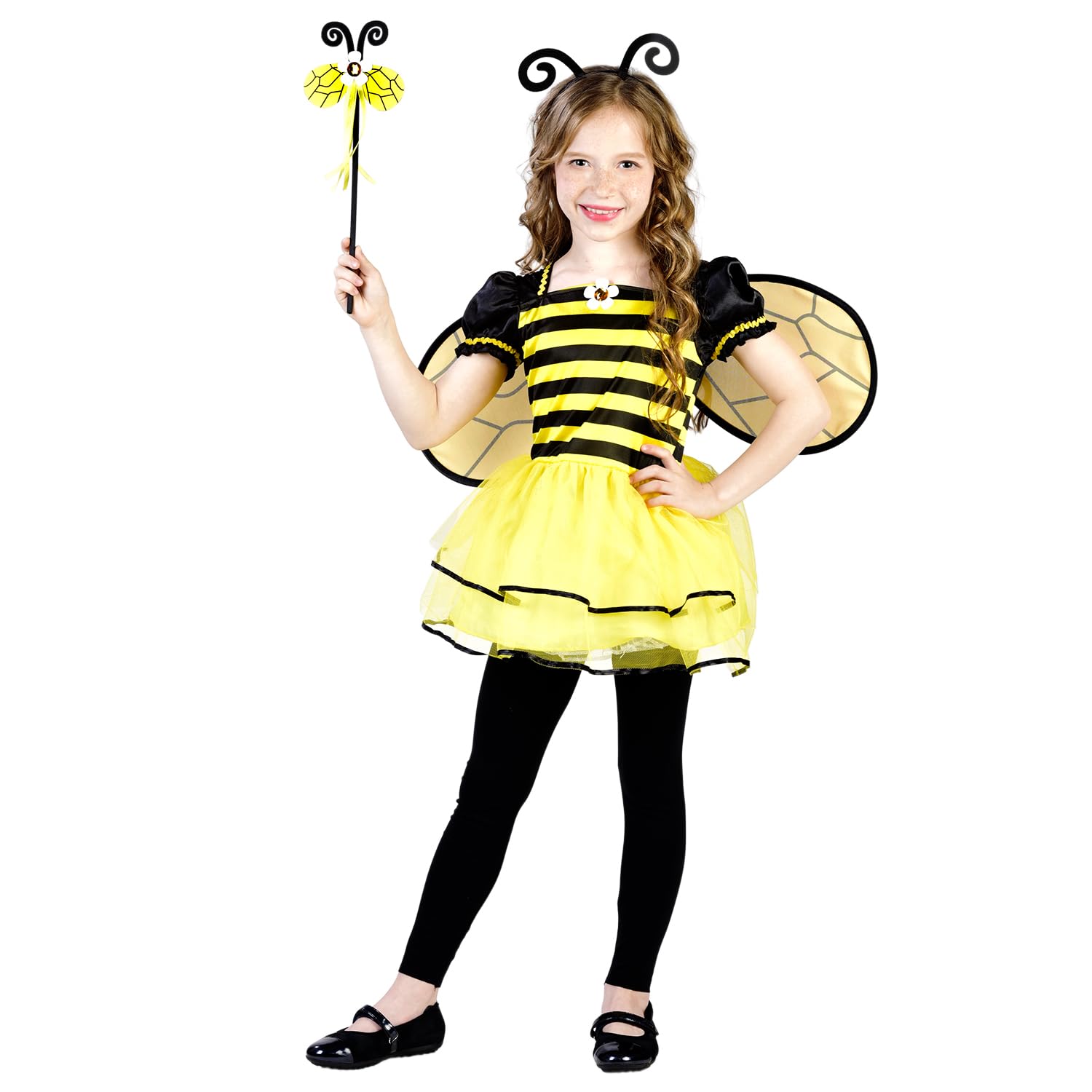 Riethmüller Children's Costume Dance Bee – Carnival Costume & Fancy Dress Costume for Boys & Girls from 3-4 Years – Fancy Dress & Children's Costume