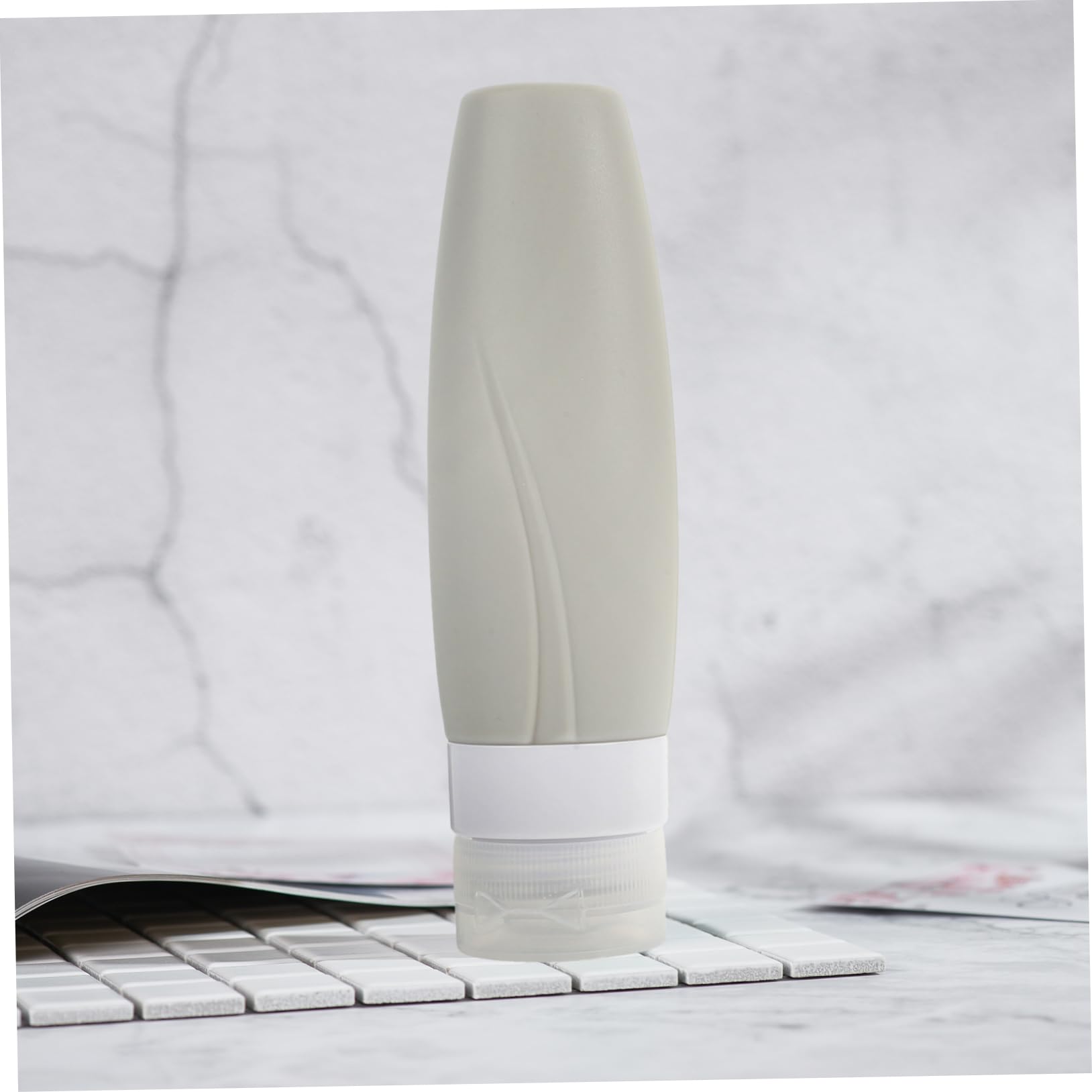 Ipetboom 9piezas Botellas De Silicona Para Viaje Recipientes Rellenables y Prueba De Fugas Para Lociones y Champús Para Cosméticos y Artículos De Tocador