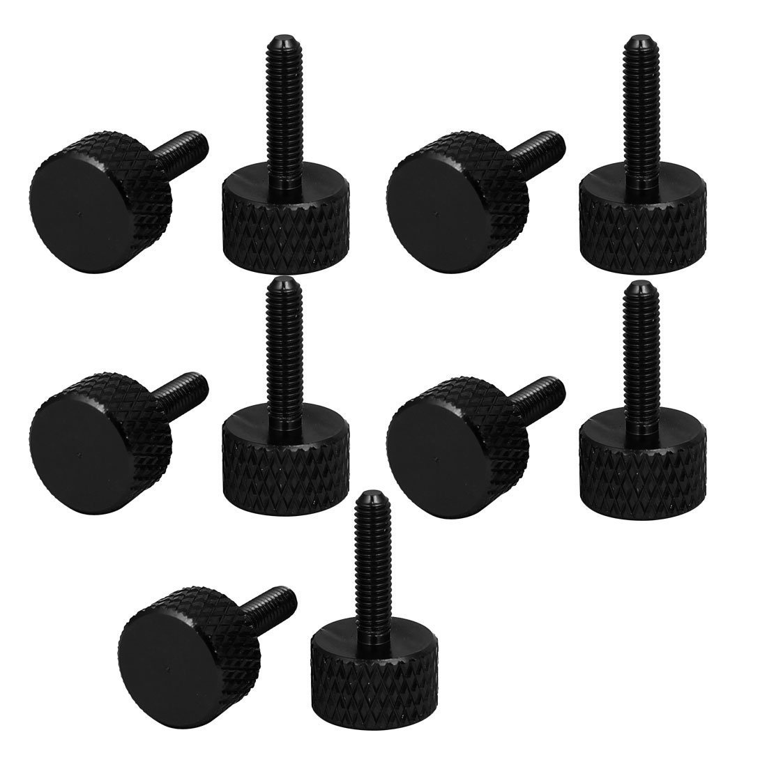 4 Vis M3.5x12mm Noir Pour Carte Graphique - Tête Zinguée - Uxcell - Pour Montage PC