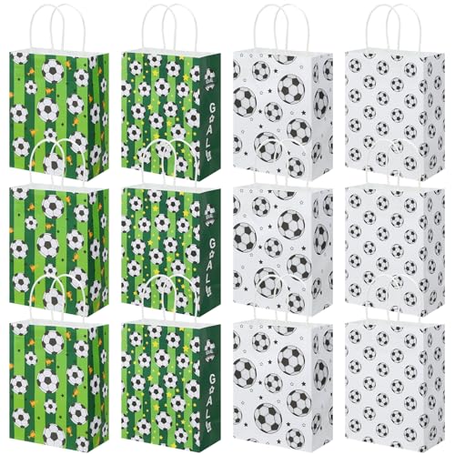 Xinstroe 12 Stück Papiertüten Kinder Geschenktüten Partytüten Papier Tüten zum Verpacken von...
