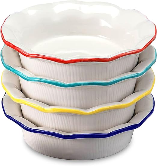 Aunt Shannon's Kitchen Ceramic Mini Pie Pans Set of 45.5