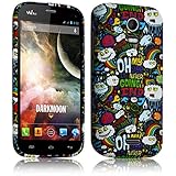 KARYLAX Seluxion - Housse Coque de Protection Semi Rigide Matière Gel pour Wiko Darkmoon - Motif LM18