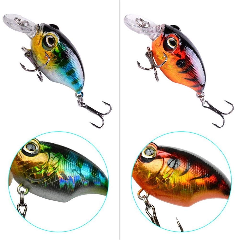 Miękkie przynęty wędkarskie, Wędkarstwo Tonąca przynęta 1 szt. Crankbait Fishing Lure 6 cm 8,4 g Pływająca Isca Sztuczny plastik Twarda przynęta Woblery Minnow Bass Szczupak Wędkarstwo karpiowe