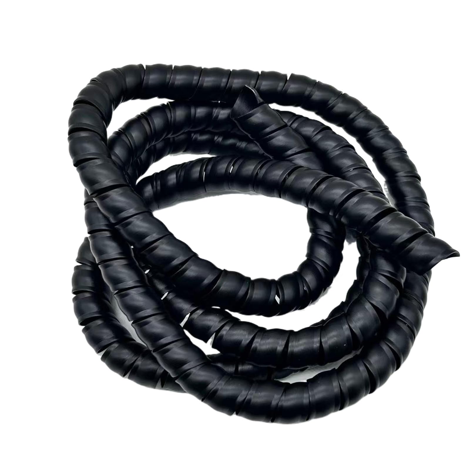 Manguito de Cable en Espiral de 5 Metros de diámetro, de 8 mm a 60 mm, for Proteger mangueras hidráulicas y Cables.(Negro,ID 50mm)