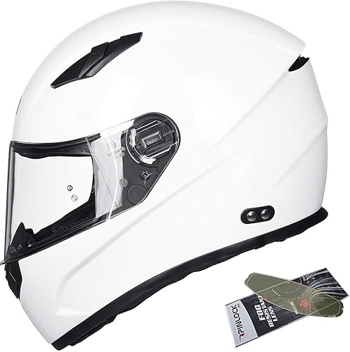 ILM Motocross Snowmobile Full Face Ultra Large Motorcycle Helmet Pinlock Insert Anti-Fog Visor ATV Casco for Men Women DOT