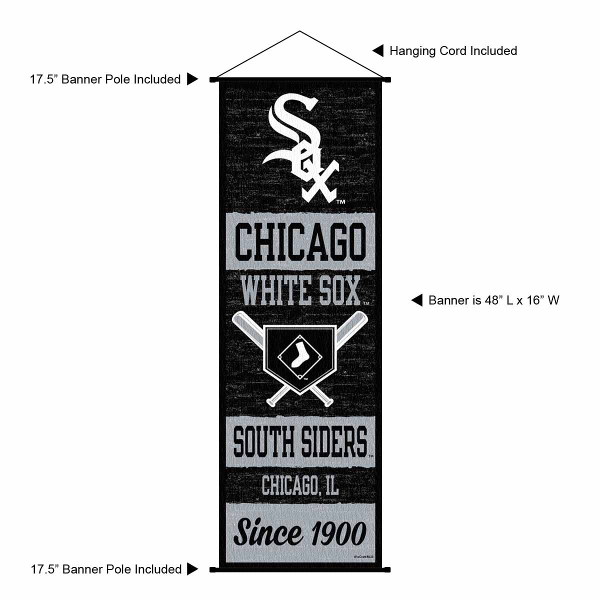 Amazon.com: WinCraft Chicago White Sox Banner and Scroll Sign