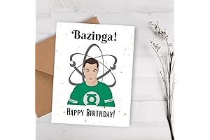 A Quirky Birthday Tribute to the Brilliant Mind: 'Happy Birthday!' Sheldon Birthday Card