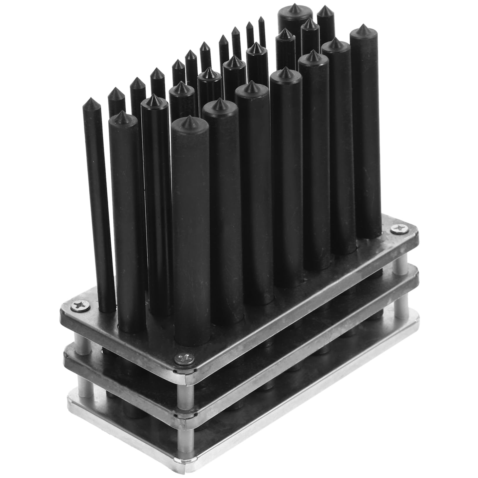 LALAFINA 1 Set Cylindrical Transfer Punch with Base Maintenance Tool for Mechanical Repairs Durable Design for Improved Efficiency