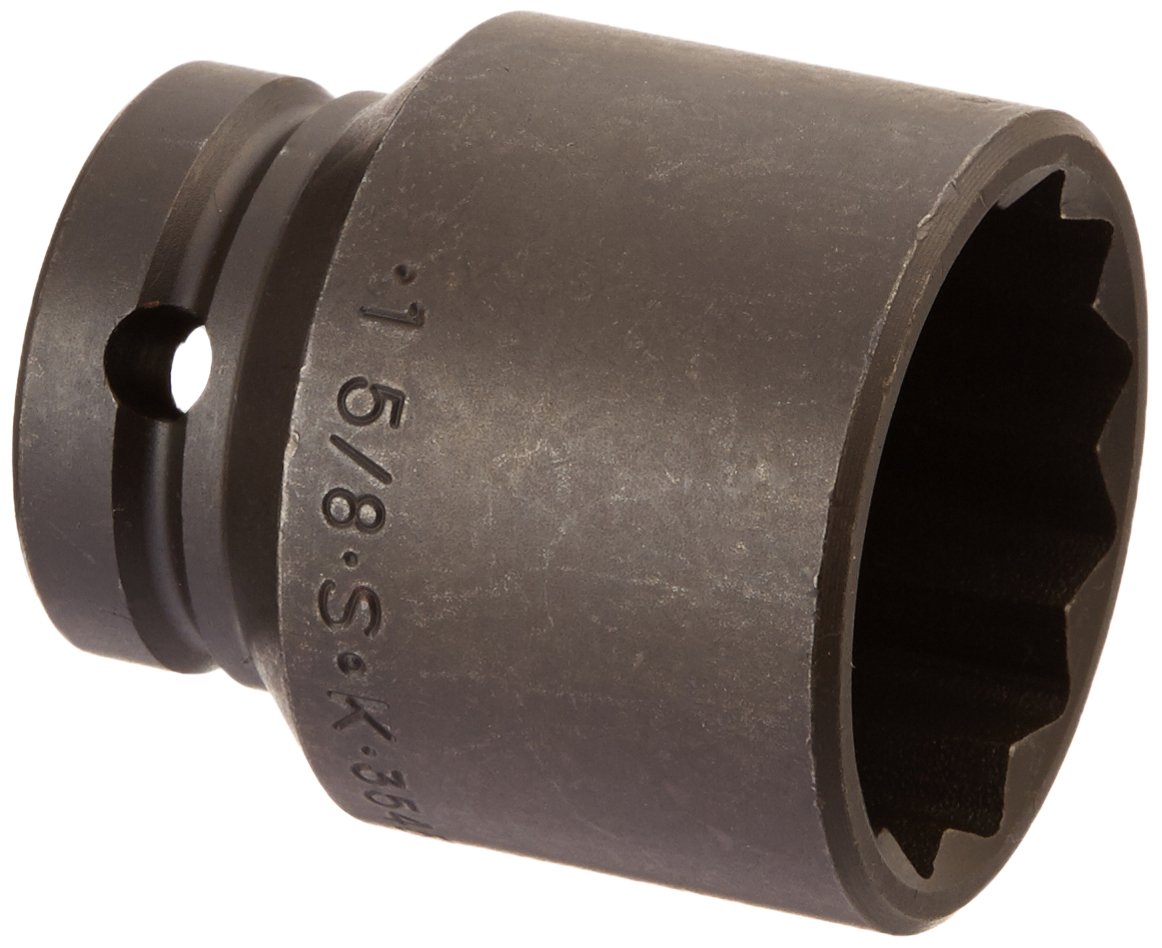 SK Hand Tool 35452 12 Point 3/4-Inch Drive Thinwall Impact Socket, 1-5/8-Inch