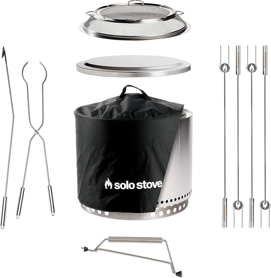 Amazon.com : Solo Stove Bonfire Ultimate Bundle 2.0 | Smokeless