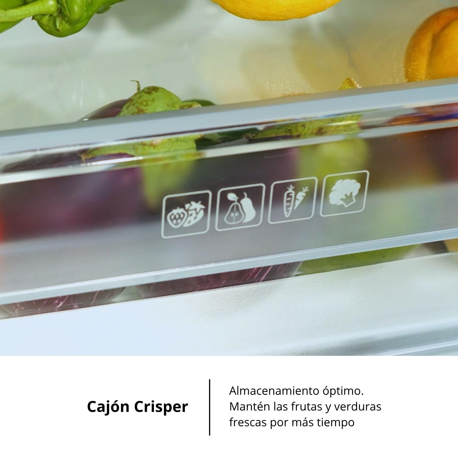 Corberó – Frigorífico Combi Integrable | CCH177CINTEG | Estático | 249L | 178 cm | Luz LED | Estantes de Cristal | Cajón Crisper | Blanco