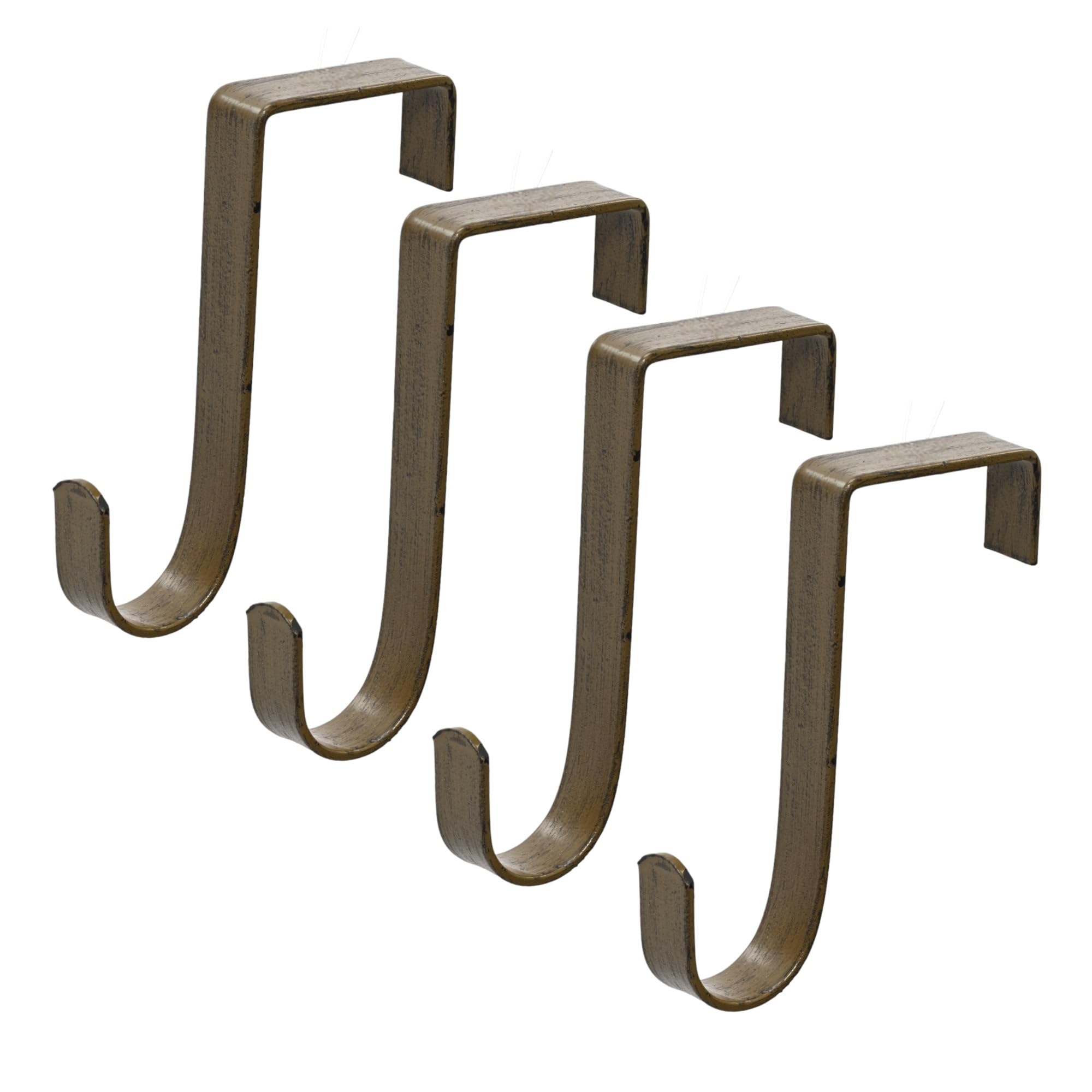 MIJOMA Lot De 4 Supports De Couronne De Porte Réglables 32-52cm - Résistants Aux Intempéries