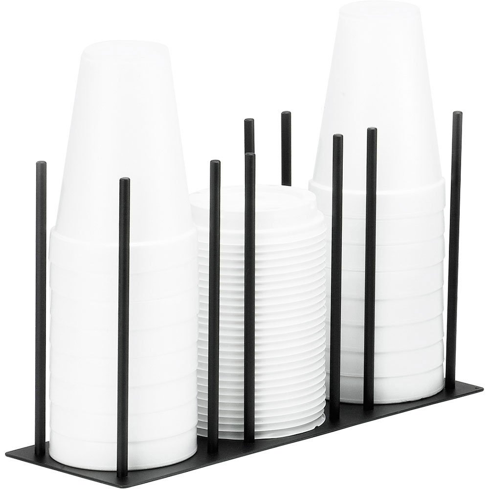 Remekin and Lid Organizer by CAL-MIL – 12W x 4 1/4D x 7H, Metal, Black, Model 1516-4-13