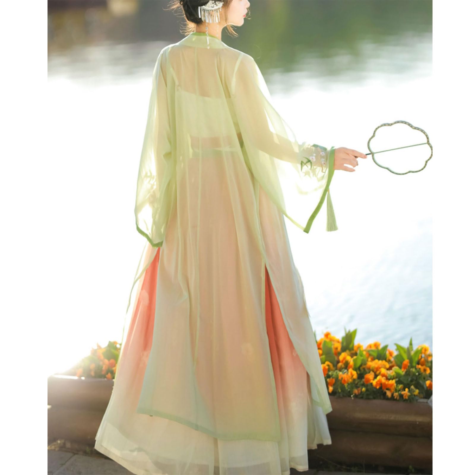 Chińska Sukienka Hanfu Dla Kobiet, Strój Na Występy Na Scenie Strój Cosplay,XL=168~175cm