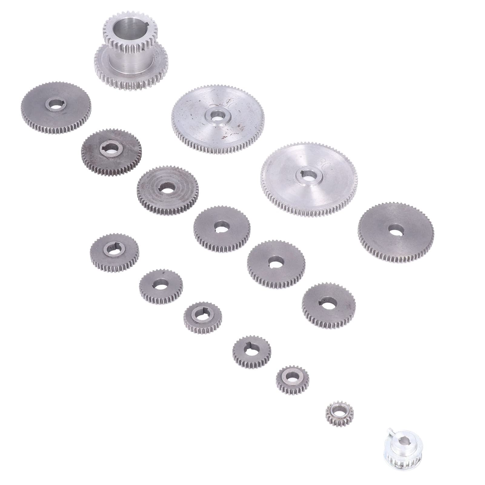 17 Piezas Engranajes de para Torno Mini, Hierro Fundido HT250