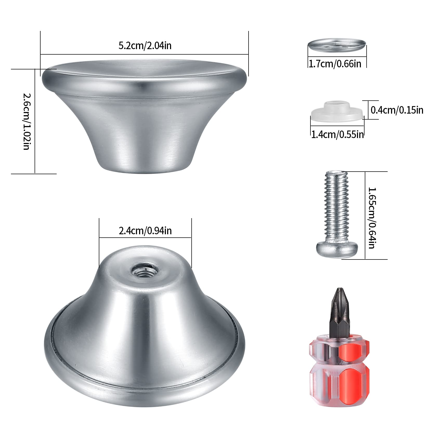 Lot De 2 Boutons De Rechange Bakélite Pour Couvercle Cocotte Le Creuset, Lodge - Noir