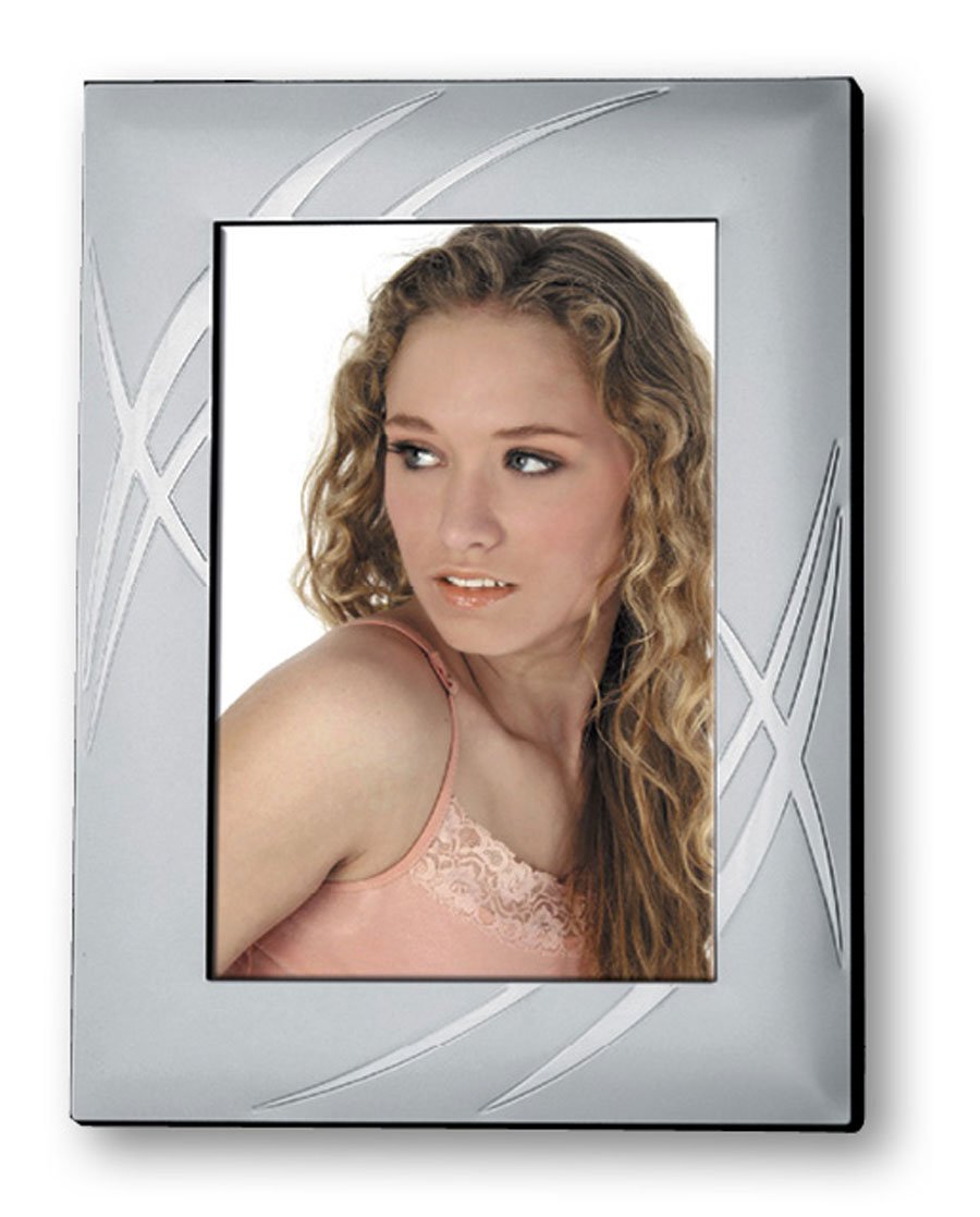 Zep Decorated Photo Frame, Silver, 15 x 20 cm