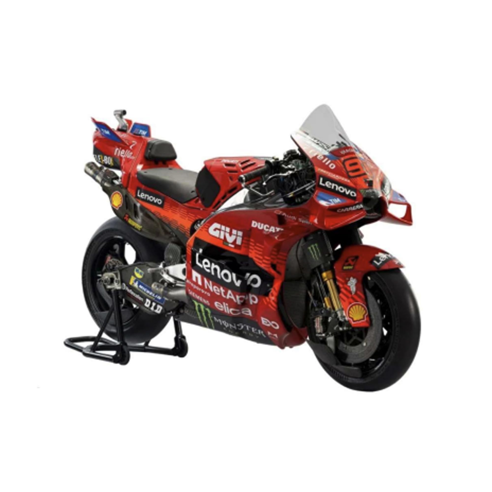 Maisto 1:18 Scale MotoGP Ducati Lenovo Team 2025 – #63 Francesco Bagnaia Official Replica