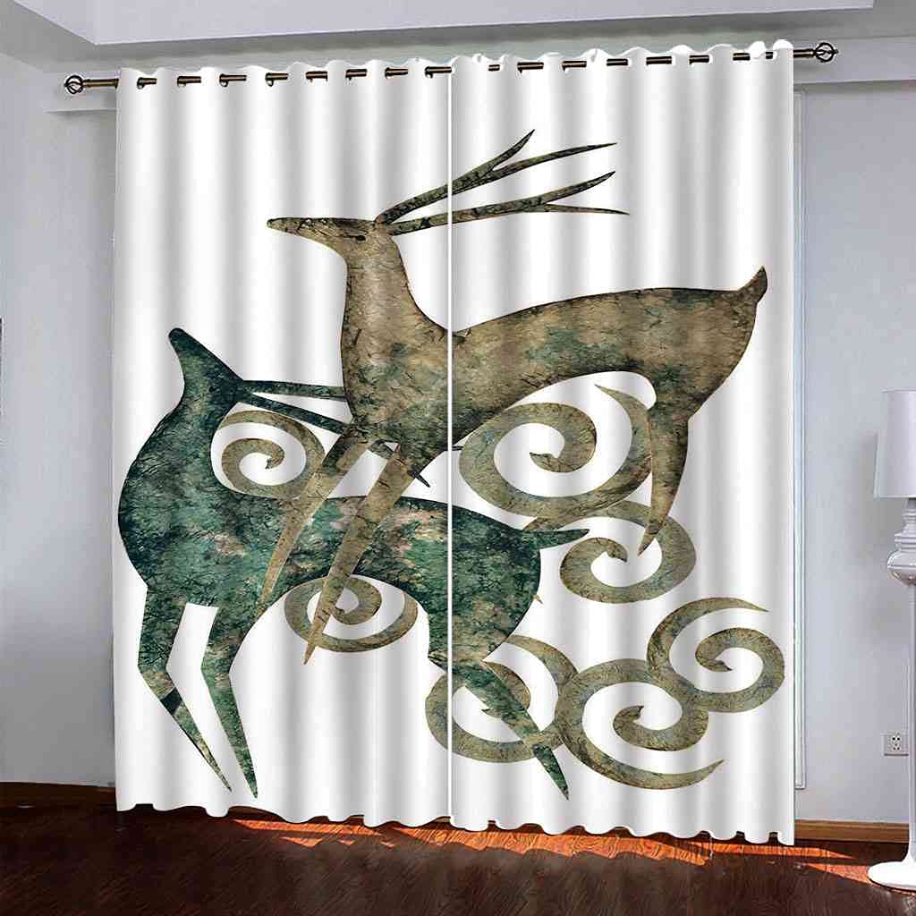 Rideau salon occultant moderne 140x160 pour une ambiance cocooning