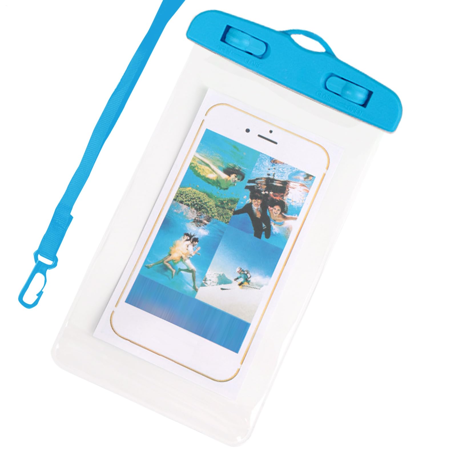 wasserdichte Handy Tasche Transparente Hülle mit Touchscreen Funktion | Praktische Handy Hülle für Essenslieferung Für Schwimmen Radfahren Kajak Kreuzfahrt Urlaub Joggen Camping Tauchen Reisen