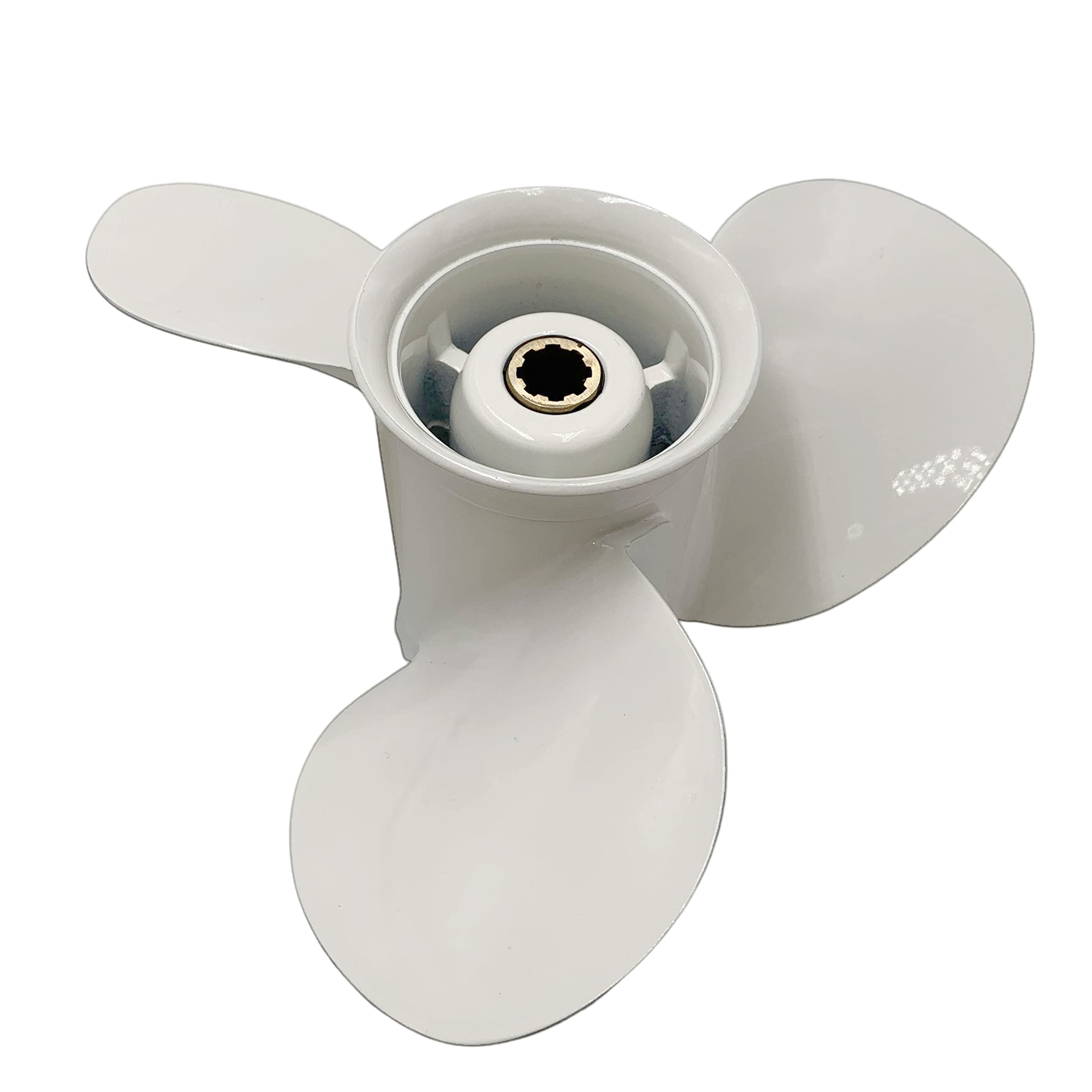 SLEIPNIR Propeller 9 1/4x10 für Yamaha Außenborder Schrauben 9.9-15 Pferdestärke Aluminium 8 Zähne OEM Nr.: 63V-45952-00-EL 9.25x10
