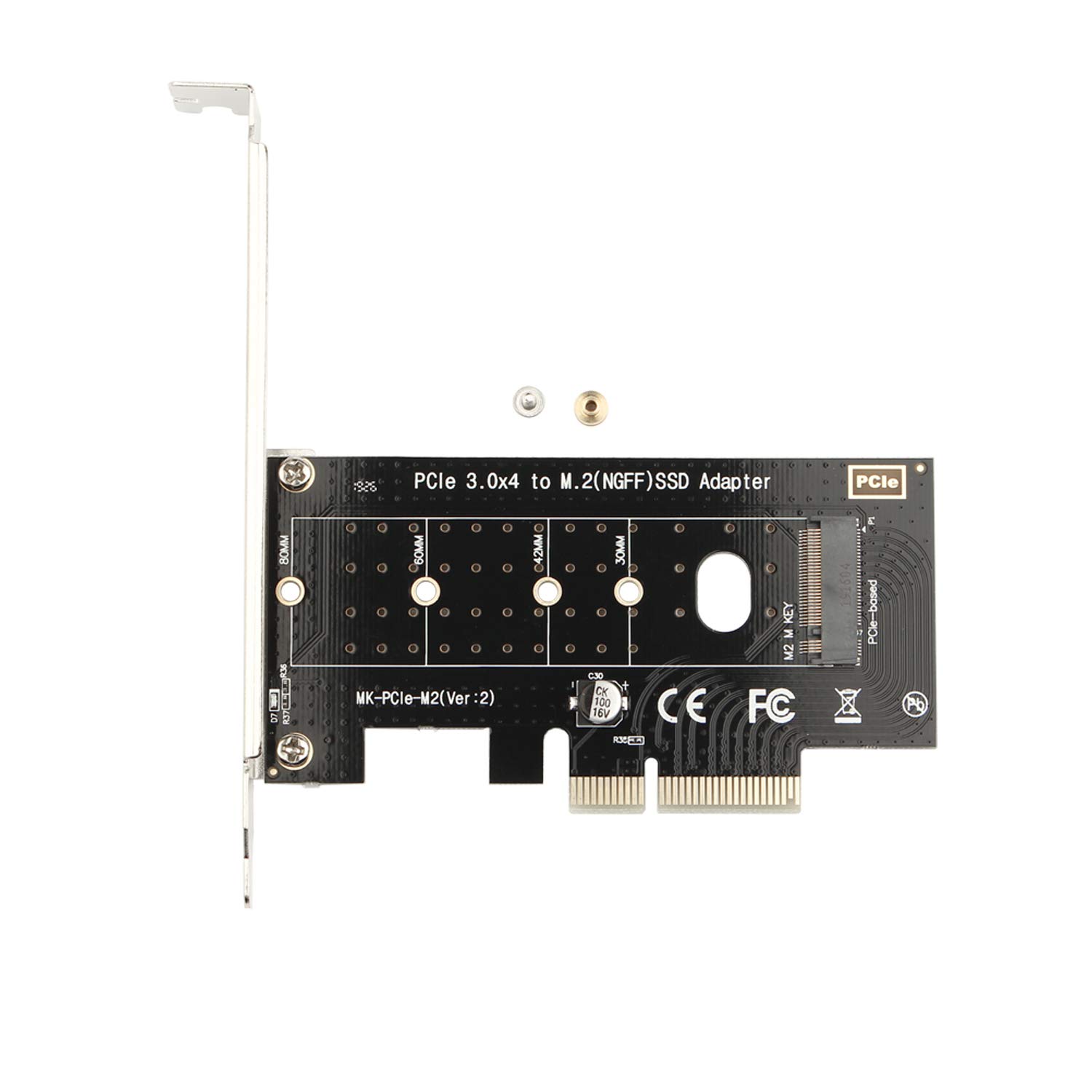 Adattatore da PCIe a M.2 PCIe SSD per SSD PCIe NVMe