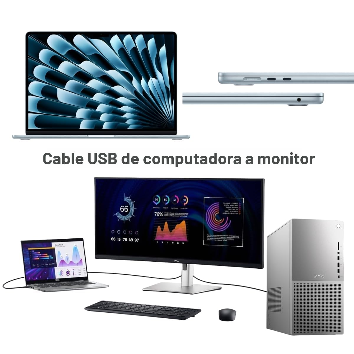Ubluker Cable USB C a USB C 40Gbps 1M, 240W 100W 60W USB4 24PIN para Thunderbolt 4 Emarker 48V 5A PD 3.1 Video Audio Sinc Cargador Rápido para iPhone17 16 15 Galaxy S26 25 Monitor PC Mac Portátil